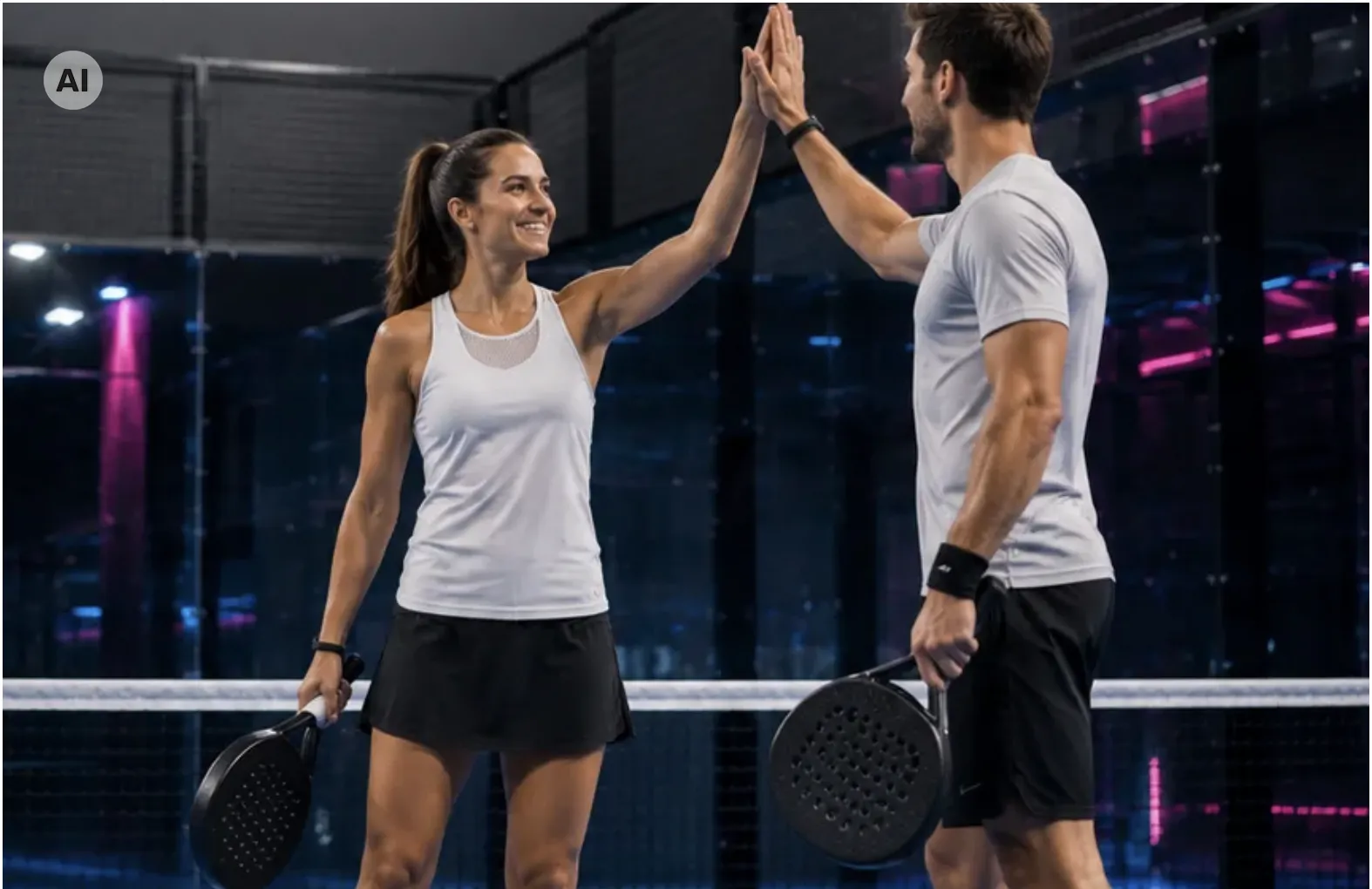 padel-doppeltraining-padelpark-solingen-moenchengladbach Zwei Spieler trainieren Padel Doppeltraining im Padelpark in Solingen Landwehr und Mönchengladbach